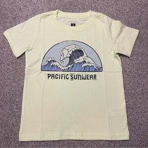 PacSun Kids Lime Wave Graphic Tee